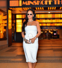 New York, NY -  - Rihanna is jaw-dropping in all white as she arrives at her hairstylist Yusef Williams’ Porcelain Ball in NYC.  Pictured: Rihanna  BACKGRID USA 13 OCTOBER 2019  BYLINE MUST READ: Jawad Elatab / BACKGRID  USA: +1 310 798 9111 / usasales@backgrid.com  UK: +44 208 344 2007 / uksales@backgrid.com  *UK Clients - Pictures Containing Children
Please Pixelate Face Prior To Publication*