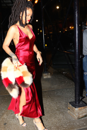 UK MAGS MIN FEE TO BE AGREED  EXCLUSIVE: Rihanna is red hot this evening as she steps out for dinner at Carbone.
<p>
Pictured: Rihanna
<b>Ref: SPL1368991  061016   EXCLUSIVE</b><br />
Picture by: Splash News<br />
</p><p>
<b>Splash News and Pictures</b><br />
Los Angeles:	310-821-2666<br />
New York:	212-619-2666<br />
London:	870-934-2666<br />
photodesk@splashnews.com<br />
</p>