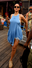 EXCLUSIVE: **PREMIUM RATES APPLY** Rihanna spotted on the boardwalk in bridgetown Barbados
<p>
Pictured: Rihanna
<b>Ref: SPL1200962  271215   EXCLUSIVE</b><br />
Picture by: Charlie Pitt/246Paps/Splash News<br />
</p><p>
<b>Splash News and Pictures</b><br />
Los Angeles:	310-821-2666<br />
New York:	212-619-2666<br />
London:	870-934-2666<br />
photodesk@splashnews.com<br />
</p>