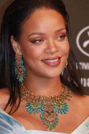 CANNES, FRANCE - MAY 19:  Rihanna attends the Chopard Party during the 70th annual Cannes Film Festival at  on May 19, 2017 in Cannes, France.  (Photo by Antonio de Moraes Barros Filho/FilmMagic)