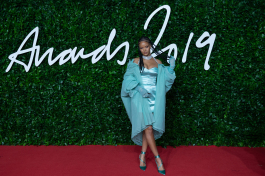 Rihanna attending the Fashion Awards 2019 at the Royal Albert Hall in London, England on December 02, 2019. Photo by AuroreMarechal/ABACAPRESS.COM