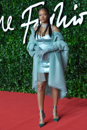 Rihanna attending the Fashion Awards 2019 at the Royal Albert Hall in London, England on December 02, 2019. Photo by AuroreMarechal/ABACAPRESS.COM