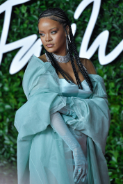 Rihanna attending the Fashion Awards 2019 at the Royal Albert Hall in London, England on December 02, 2019. Photo by AuroreMarechal/ABACAPRESS.COM