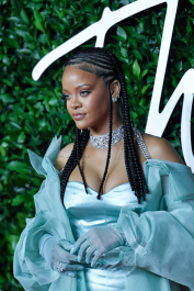 Rihanna attending the Fashion Awards 2019 at the Royal Albert Hall in London, England on December 02, 2019. Photo by AuroreMarechal/ABACAPRESS.COM