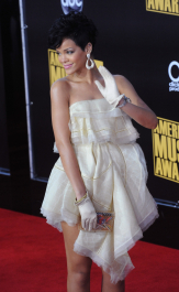 Mandatory Credit: Photo by Jim Ruymen/UPI/Shutterstock (12290491az)
Singer Rihanna arrives at the 2008 American Music Awards in Los Angeles on November 23, 2008.
American Music Awards in La, Los Angeles, California - 24 Nov 2008