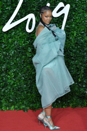 Rihanna attending the Fashion Awards 2019 at the Royal Albert Hall in London, England on December 02, 2019. Photo by AuroreMarechal/ABACAPRESS.COM