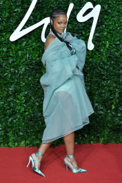 Rihanna attending the Fashion Awards 2019 at the Royal Albert Hall in London, England on December 02, 2019. Photo by AuroreMarechal/ABACAPRESS.COM