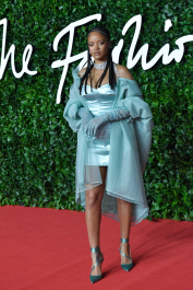 Rihanna attending the Fashion Awards 2019 at the Royal Albert Hall in London, England on December 02, 2019. Photo by AuroreMarechal/ABACAPRESS.COM