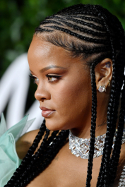 LONDON, ENGLAND - DECEMBER 02: Rihanna arrives at The Fashion Awards 2019 held at Royal Albert Hall on December 02, 2019 in London, England. (Photo by Gareth Cattermole/BFC/Getty Images)