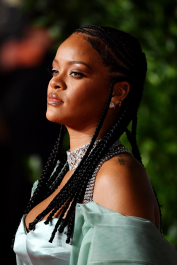 LONDON, ENGLAND - DECEMBER 02: Rihanna arrives at The Fashion Awards 2019 held at Royal Albert Hall on December 02, 2019 in London, England. (Photo by Gareth Cattermole/BFC/Getty Images)