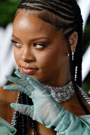 LONDON, ENGLAND - DECEMBER 02: Rihanna arrives at The Fashion Awards 2019 held at Royal Albert Hall on December 02, 2019 in London, England. (Photo by Gareth Cattermole/BFC/Getty Images)