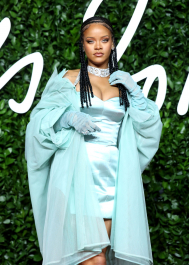 LONDON, ENGLAND - DECEMBER 02: Rihanna arrives at The Fashion Awards 2019 held at Royal Albert Hall on December 02, 2019 in London, England. (Photo by Tim Whitby/BFC/Getty Images)