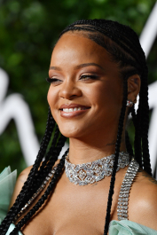 LONDON, ENGLAND - DECEMBER 02: Rihanna arrives at The Fashion Awards 2019 held at Royal Albert Hall on December 02, 2019 in London, England. (Photo by Gareth Cattermole/BFC/Getty Images)