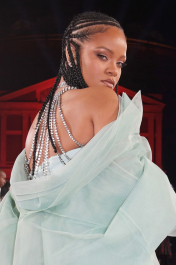 LONDON, ENGLAND - DECEMBER 02:   Rihanna arrives at The Fashion Awards 2019 held at Royal Albert Hall on December 2, 2019 in London, England.  (Photo by David M. Benett/Dave Benett/Getty Images)