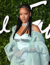 LONDON, ENGLAND - DECEMBER 02: Rihanna attends The Fashion Awards 2019 at the Royal Albert Hall on December 02, 2019 in London, England. (Photo by Karwai Tang/WireImage)