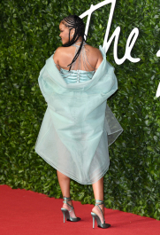 LONDON, ENGLAND - DECEMBER 02: Rihanna attends The Fashion Awards 2019 at the Royal Albert Hall on December 02, 2019 in London, England. (Photo by Karwai Tang/WireImage)