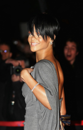 CANNES, FRANCE - JANUARY 26:  Singer Rihanna attends the 2008 NRJ Music Awards held at the Palais des Festivals on January 26, 2008 in Cannes, France.  (Photo by Pascal Le Segretain/Getty Images)