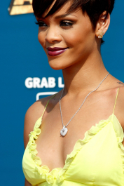 LOS ANGELES, CA - JUNE 24:  Singer Rihanna arrives at the 2008 BET Awards held at the Shrine Auditorium on June 24, 2008 in Los Angeles, California.  (Photo by Frazer Harrison/Getty Images)