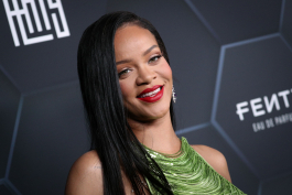 Mandatory Credit: Photo by John Salangsang/Shutterstock (12800782bt)
Rihanna
Fenty Beauty and Fenty Skin photocall, Los Angeles, California, USA - 11 Feb 2022