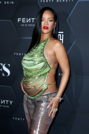 Mandatory Credit: Photo by Matt Baron/Shutterstock (12800783ap)
Rihanna wearing The Attico
Fenty Beauty and Fenty Skin photocall, Los Angeles, California, USA - 11 Feb 2022