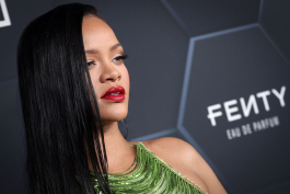 Mandatory Credit: Photo by John Salangsang/Shutterstock (12800782gg)
Rihanna
Fenty Beauty and Fenty Skin photocall, Los Angeles, California, USA - 11 Feb 2022