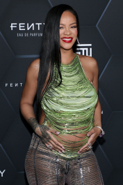 Mandatory Credit: Photo by John Salangsang/Shutterstock (12800782fi)
Rihanna
Fenty Beauty and Fenty Skin photocall, Los Angeles, California, USA - 11 Feb 2022