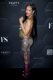 Mandatory Credit: Photo by Matt Baron/Shutterstock (12800783cn)
Rihanna
Fenty Beauty and Fenty Skin photocall, Los Angeles, California, USA - 11 Feb 2022