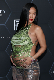 Mandatory Credit: Photo by John Salangsang/Shutterstock (12800782dh)
Rihanna
Fenty Beauty and Fenty Skin photocall, Los Angeles, California, USA - 11 Feb 2022