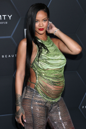 Mandatory Credit: Photo by John Salangsang/Shutterstock (12800782fs)
Rihanna
Fenty Beauty and Fenty Skin photocall, Los Angeles, California, USA - 11 Feb 2022