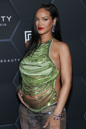 Mandatory Credit: Photo by John Salangsang/Shutterstock (12800782fq)
Rihanna
Fenty Beauty and Fenty Skin photocall, Los Angeles, California, USA - 11 Feb 2022