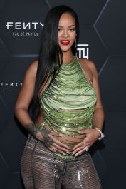 Mandatory Credit: Photo by John Salangsang/Shutterstock (12800782fk)
Rihanna
Fenty Beauty and Fenty Skin photocall, Los Angeles, California, USA - 11 Feb 2022