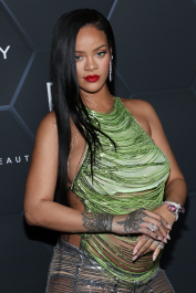 Mandatory Credit: Photo by John Salangsang/Shutterstock (12800782df)
Rihanna
Fenty Beauty and Fenty Skin photocall, Los Angeles, California, USA - 11 Feb 2022