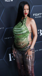 Hollywood, CA  - Fenty Beauty And Fenty Skin Celebration Hosted By Rihanna held at Goya Studios in Hollywood.  Pictured: Rihanna, Robyn Rihanna Fenty NH  BACKGRID USA 11 FEBRUARY 2022  BYLINE MUST READ: Image Press / BACKGRID  USA: +1 310 798 9111 / usasales@backgrid.com  UK: +44 208 344 2007 / uksales@backgrid.com  *UK Clients - Pictures Containing Children
Please Pixelate Face Prior To Publication*