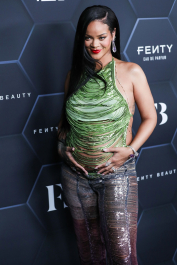 Hollywood, CA  - Fenty Beauty And Fenty Skin Celebration Hosted By Rihanna held at Goya Studios in Hollywood.  Pictured: Rihanna, Robyn Rihanna Fenty NH  BACKGRID USA 11 FEBRUARY 2022  BYLINE MUST READ: Image Press / BACKGRID  USA: +1 310 798 9111 / usasales@backgrid.com  UK: +44 208 344 2007 / uksales@backgrid.com  *UK Clients - Pictures Containing Children
Please Pixelate Face Prior To Publication*