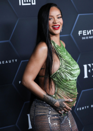 Hollywood, CA  - Fenty Beauty And Fenty Skin Celebration Hosted By Rihanna held at Goya Studios in Hollywood.  Pictured: Rihanna, Robyn Rihanna Fenty NH  BACKGRID USA 11 FEBRUARY 2022  BYLINE MUST READ: Image Press / BACKGRID  USA: +1 310 798 9111 / usasales@backgrid.com  UK: +44 208 344 2007 / uksales@backgrid.com  *UK Clients - Pictures Containing Children
Please Pixelate Face Prior To Publication*