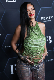 HOLLYWOOD, LOS ANGELES, CALIFORNIA, USA - FEBRUARY 11: Fenty Beauty And Fenty Skin Celebration Hosted By Rihanna held at Goya Studios on February 11, 2022 in Hollywood, Los Angeles, California, United States. (Photo by Xavier Collin/Image Press Agency)  Pictured: A$AP Rocky,ASAP Rocky,Rakim Athelaston Mayers,Rihanna,Robyn Rihanna Fenty NH
Ref: SPL5289286 110222 NON-EXCLUSIVE
Picture by: Xavier Collin/Image Press Agency/Splash News / SplashNews.com  Splash News and Pictures
USA: +1 310-525-5808
London: +44 (0)20 8126 1009
Berlin: +49 175 3764 166
photodesk@splashnews.com  World Rights, No Austria Rights, No Germany Rights, No Italy Rights, No Switzerland Rights