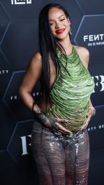 HOLLYWOOD, LOS ANGELES, CALIFORNIA, USA - FEBRUARY 11: Fenty Beauty And Fenty Skin Celebration Hosted By Rihanna held at Goya Studios on February 11, 2022 in Hollywood, Los Angeles, California, United States. (Photo by Xavier Collin/Image Press Agency)  Pictured: A$AP Rocky,ASAP Rocky,Rakim Athelaston Mayers,Rihanna,Robyn Rihanna Fenty NH
Ref: SPL5289286 110222 NON-EXCLUSIVE
Picture by: Xavier Collin/Image Press Agency/Splash News / SplashNews.com  Splash News and Pictures
USA: +1 310-525-5808
London: +44 (0)20 8126 1009
Berlin: +49 175 3764 166
photodesk@splashnews.com  World Rights, No Austria Rights, No Germany Rights, No Italy Rights, No Switzerland Rights