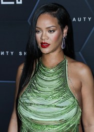 Hollywood, CA  - Fenty Beauty And Fenty Skin Celebration Hosted By Rihanna held at Goya Studios in Hollywood.  Pictured: Rihanna, Robyn Rihanna Fenty NH  BACKGRID USA 11 FEBRUARY 2022  BYLINE MUST READ: Image Press / BACKGRID  USA: +1 310 798 9111 / usasales@backgrid.com  UK: +44 208 344 2007 / uksales@backgrid.com  *UK Clients - Pictures Containing Children
Please Pixelate Face Prior To Publication*