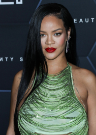 Hollywood, CA  - Fenty Beauty And Fenty Skin Celebration Hosted By Rihanna held at Goya Studios in Hollywood.  Pictured: Rihanna, Robyn Rihanna Fenty NH  BACKGRID USA 11 FEBRUARY 2022  BYLINE MUST READ: Image Press / BACKGRID  USA: +1 310 798 9111 / usasales@backgrid.com  UK: +44 208 344 2007 / uksales@backgrid.com  *UK Clients - Pictures Containing Children
Please Pixelate Face Prior To Publication*