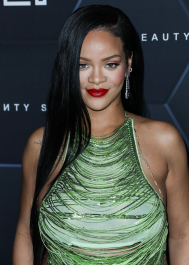 Hollywood, CA  - Fenty Beauty And Fenty Skin Celebration Hosted By Rihanna held at Goya Studios in Hollywood.  Pictured: Rihanna, Robyn Rihanna Fenty NH  BACKGRID USA 11 FEBRUARY 2022  BYLINE MUST READ: Image Press / BACKGRID  USA: +1 310 798 9111 / usasales@backgrid.com  UK: +44 208 344 2007 / uksales@backgrid.com  *UK Clients - Pictures Containing Children
Please Pixelate Face Prior To Publication*