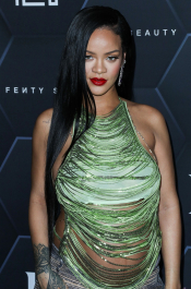 Hollywood, CA  - Fenty Beauty And Fenty Skin Celebration Hosted By Rihanna held at Goya Studios in Hollywood.  Pictured: Rihanna, Robyn Rihanna Fenty NH  BACKGRID USA 11 FEBRUARY 2022  BYLINE MUST READ: Image Press / BACKGRID  USA: +1 310 798 9111 / usasales@backgrid.com  UK: +44 208 344 2007 / uksales@backgrid.com  *UK Clients - Pictures Containing Children
Please Pixelate Face Prior To Publication*