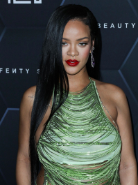 Hollywood, CA  - Fenty Beauty And Fenty Skin Celebration Hosted By Rihanna held at Goya Studios in Hollywood.  Pictured: Rihanna, Robyn Rihanna Fenty NH  BACKGRID USA 11 FEBRUARY 2022  BYLINE MUST READ: Image Press / BACKGRID  USA: +1 310 798 9111 / usasales@backgrid.com  UK: +44 208 344 2007 / uksales@backgrid.com  *UK Clients - Pictures Containing Children
Please Pixelate Face Prior To Publication*