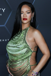 Hollywood, CA  - Fenty Beauty And Fenty Skin Celebration Hosted By Rihanna held at Goya Studios in Hollywood.  Pictured: Rihanna, Robyn Rihanna Fenty NH  BACKGRID USA 11 FEBRUARY 2022  BYLINE MUST READ: Image Press / BACKGRID  USA: +1 310 798 9111 / usasales@backgrid.com  UK: +44 208 344 2007 / uksales@backgrid.com  *UK Clients - Pictures Containing Children
Please Pixelate Face Prior To Publication*