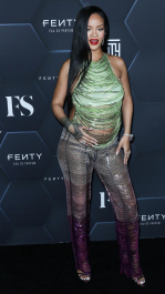 Hollywood, CA  - Fenty Beauty And Fenty Skin Celebration Hosted By Rihanna held at Goya Studios in Hollywood.  Pictured: Rihanna, Robyn Rihanna Fenty NH  BACKGRID USA 11 FEBRUARY 2022  BYLINE MUST READ: Image Press / BACKGRID  USA: +1 310 798 9111 / usasales@backgrid.com  UK: +44 208 344 2007 / uksales@backgrid.com  *UK Clients - Pictures Containing Children
Please Pixelate Face Prior To Publication*