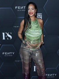 Hollywood, CA  - Fenty Beauty And Fenty Skin Celebration Hosted By Rihanna held at Goya Studios in Hollywood.  Pictured: Rihanna, Robyn Rihanna Fenty NH  BACKGRID USA 11 FEBRUARY 2022  BYLINE MUST READ: Image Press / BACKGRID  USA: +1 310 798 9111 / usasales@backgrid.com  UK: +44 208 344 2007 / uksales@backgrid.com  *UK Clients - Pictures Containing Children
Please Pixelate Face Prior To Publication*