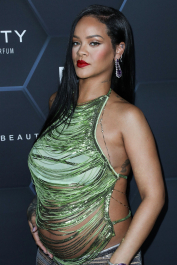 Hollywood, CA  - Fenty Beauty And Fenty Skin Celebration Hosted By Rihanna held at Goya Studios in Hollywood.  Pictured: Rihanna, Robyn Rihanna Fenty NH  BACKGRID USA 11 FEBRUARY 2022  BYLINE MUST READ: Image Press / BACKGRID  USA: +1 310 798 9111 / usasales@backgrid.com  UK: +44 208 344 2007 / uksales@backgrid.com  *UK Clients - Pictures Containing Children
Please Pixelate Face Prior To Publication*