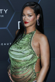 Hollywood, CA  - Fenty Beauty And Fenty Skin Celebration Hosted By Rihanna held at Goya Studios in Hollywood.  Pictured: Rihanna, Robyn Rihanna Fenty NH  BACKGRID USA 11 FEBRUARY 2022  BYLINE MUST READ: Image Press / BACKGRID  USA: +1 310 798 9111 / usasales@backgrid.com  UK: +44 208 344 2007 / uksales@backgrid.com  *UK Clients - Pictures Containing Children
Please Pixelate Face Prior To Publication*