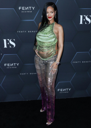 Hollywood, CA  - Fenty Beauty And Fenty Skin Celebration Hosted By Rihanna held at Goya Studios in Hollywood.  Pictured: Rihanna, Robyn Rihanna Fenty NH  BACKGRID USA 11 FEBRUARY 2022  BYLINE MUST READ: Image Press / BACKGRID  USA: +1 310 798 9111 / usasales@backgrid.com  UK: +44 208 344 2007 / uksales@backgrid.com  *UK Clients - Pictures Containing Children
Please Pixelate Face Prior To Publication*