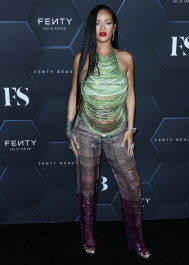 Hollywood, CA  - Fenty Beauty And Fenty Skin Celebration Hosted By Rihanna held at Goya Studios in Hollywood.  Pictured: Rihanna, Robyn Rihanna Fenty NH  BACKGRID USA 11 FEBRUARY 2022  BYLINE MUST READ: Image Press / BACKGRID  USA: +1 310 798 9111 / usasales@backgrid.com  UK: +44 208 344 2007 / uksales@backgrid.com  *UK Clients - Pictures Containing Children
Please Pixelate Face Prior To Publication*