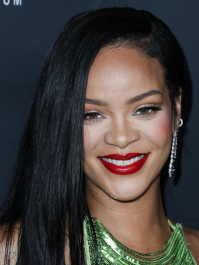 Hollywood, CA  - Fenty Beauty And Fenty Skin Celebration Hosted By Rihanna held at Goya Studios in Hollywood.  Pictured: Rihanna, Robyn Rihanna Fenty NH  BACKGRID USA 11 FEBRUARY 2022  BYLINE MUST READ: Image Press / BACKGRID  USA: +1 310 798 9111 / usasales@backgrid.com  UK: +44 208 344 2007 / uksales@backgrid.com  *UK Clients - Pictures Containing Children
Please Pixelate Face Prior To Publication*